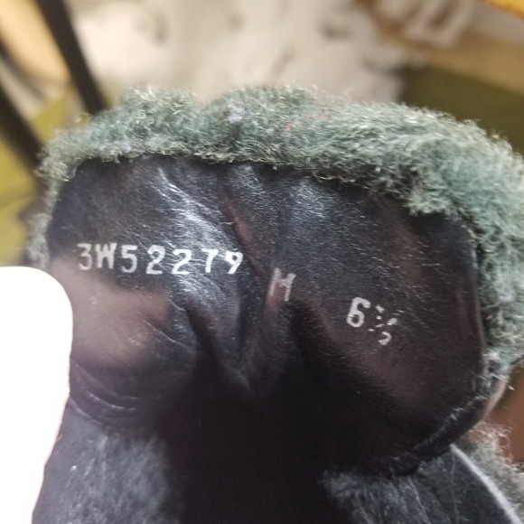 Stuart Weitzman black suede fleece ankle booties boots - Picture 8 of 11